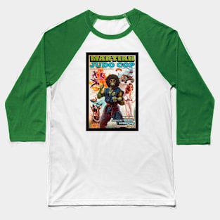 Martian Judo Cop, retro VHS design Baseball T-Shirt